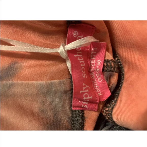 Simply Southern Womens Leggings Pink Navy Regular - Picture 8 of 9